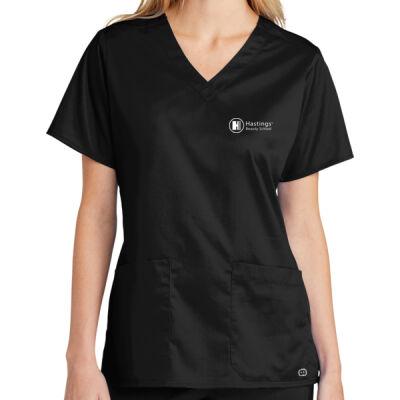 HBS Scrub Top - Embroidered Thumbnail